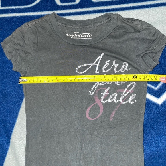 Aeropostale Angel Tee Shirt size XS women’s gray - Picture 4 of 6